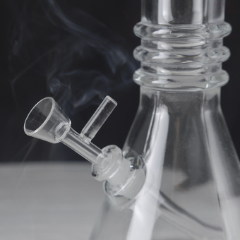 Бонг стеклянный 30 см ZG-112