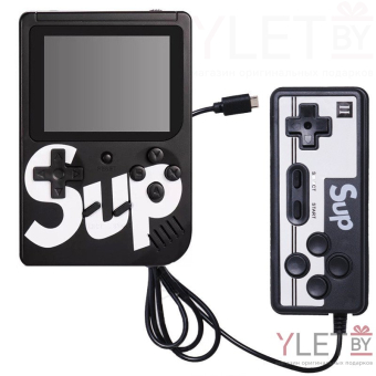 Игровая приставка SUP Game box Plus 400 игр в 1 с джойстиком Черная