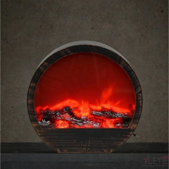 Светильник декоративный камин "Круг"
