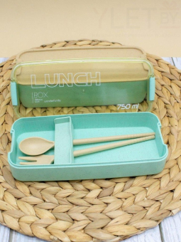 Ланчбокс "Convenient", green (750 мл), контейнер для еды, контейнер для еды