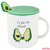 Кружка Авокадо с ложкой DO YOU LIKE AVOCADO