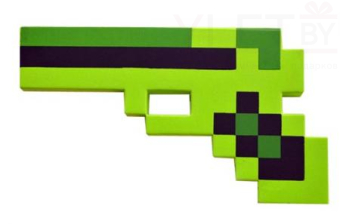 Пистолет Minecraft майнкрафт (зеленый)