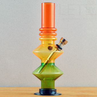 Бонг акриловый 20 см Часы