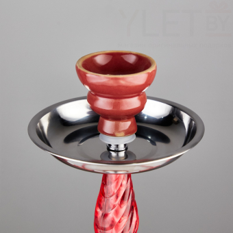 Кальян «Илхами», 42 см, 2 трубки, красный