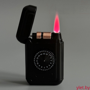 Зажигалка турбо газовая антистресс, черная