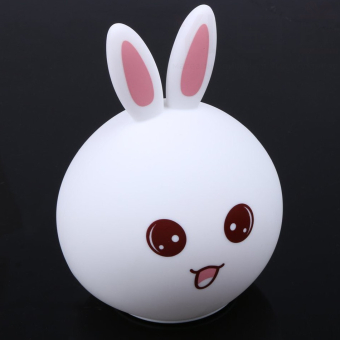Силиконовый LED ночник Зайчик