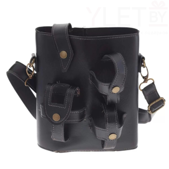 Набор походный. Фляжка 1.4 литра, фляжка 120 мл, 2 стопки, сумка для переноски