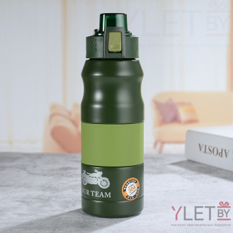 Термокружка хаки 380 мл Темный