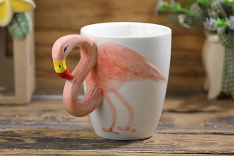 Кружка 3D "Фламинго"