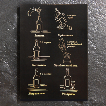 Подарочный набор для приготовления настойки «Аквавита», набор трав и специй 20 г., бутылка 500 мл., инструкция