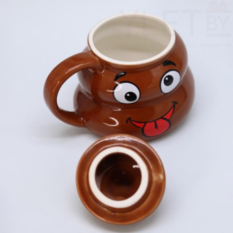 Кружка «Goofy poop», brown (500  ml)