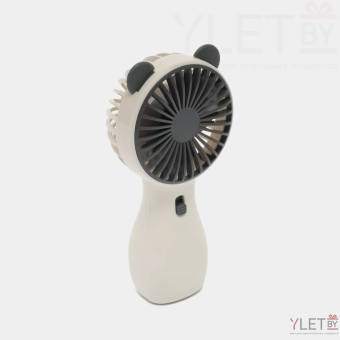 Вентилятор портативный ручной SQ 2237 Бело-серый