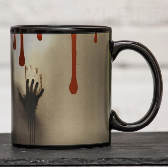 Кружка хамелеон Ужасы