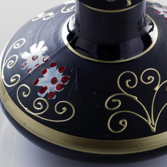 Кальян «Корай», 33 см, 2 трубки, черный