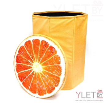 Бокс для хранения вещей Апельсин 35х35х45 см