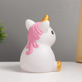 Ночник "Единорожка" LED 3хLR44 белый 10х7х12,5 см