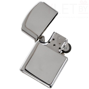 Зажигалка классика металл кремний, бензин
