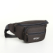 Сумка поясная "Грейс" на молнии, 30*10*14 см, 2 наружных кармана, серый