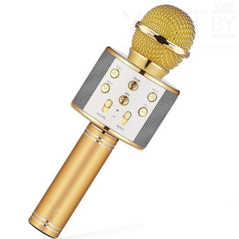 Караоке микрофон WS-858 Золотой