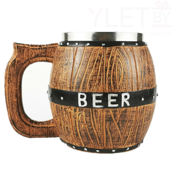 Кружка металлическая Beer 450 мл