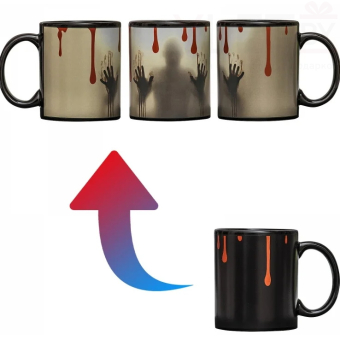 Кружка хамелеон Ужасы