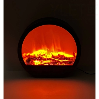 Светильник декоративный камин "Круг"