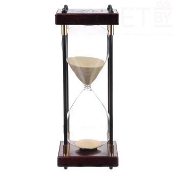 Песочные часы "Бесконечность", на 30 минут, 25 х 9.5 см, бежевый песок