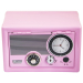 Копилка сейф с ключом Радио ретро Розовая Копилка сейф с ключом Радио ретро Розовая