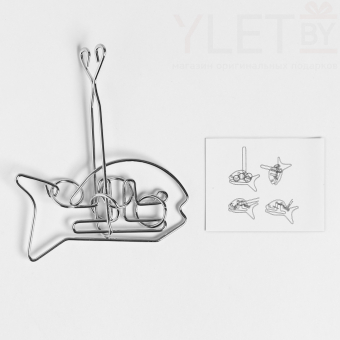 Головоломка металлическая «Раздели на части» №25