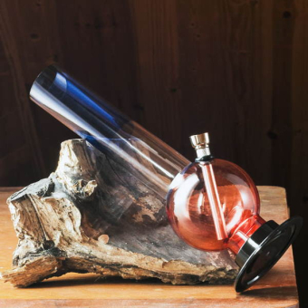 Бонг 25 см радужный FMC 09