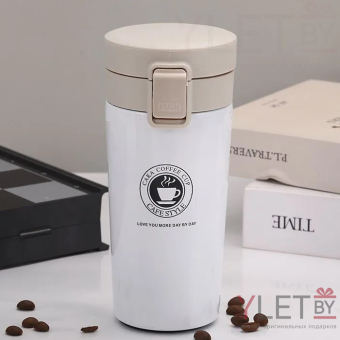Термокружка Cafe Style Белая, 380 мл