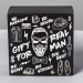Коробка складная Gift for real man 14 × 14 × 8 см
