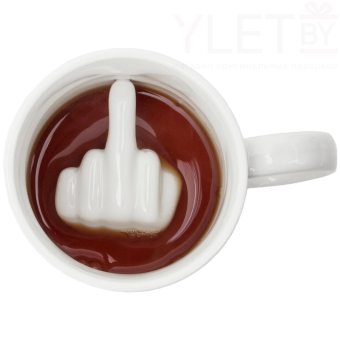 Кружка Up your mug, средний палец