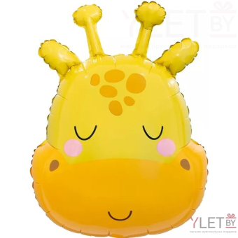 Шар (29''/74 см) Фигура, Голова, Милый Жираф