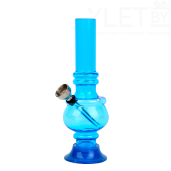 Бонг курительный, h=15 см, «Капля», акриловый, синий