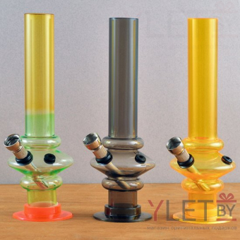 Бонг акриловый 20 см Улыбка