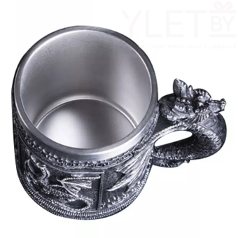 Кружка металлическая Дракон