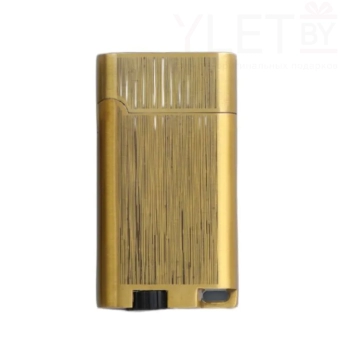 Зажигалка LIGHTER Турбо+обычное пламя ЗОЛОТО