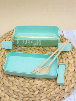 Ланчбокс "Convenient", green (750 мл), контейнер для еды, контейнер для еды
