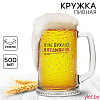 Кружка пивная Я не бухаю, я отдыхаю! 500 мл