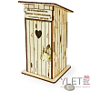 Копилка деревянная Туалет