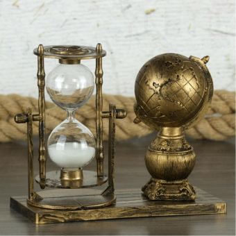 Песочные часы "Глобус", сувенирные, 15.5 х 7 х 12.5 см