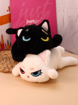 Мягкая игрушка "Cat", black, 24 см