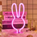 Светильник неоновый Кролик