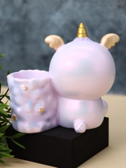 Ночник - подставка для канцелярских принадлежностей «Magic unicorn», pink (13,5 см), пластик
