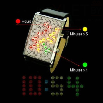 Бинарные Led часы VIRUS