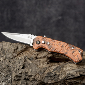 Нож складной мини оранжевый 14,5 см