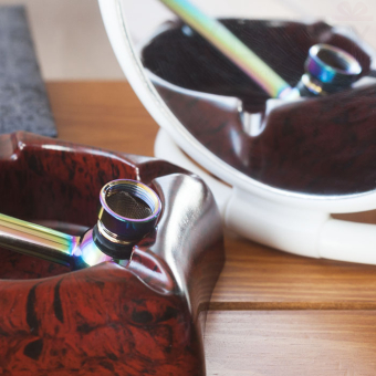 Курительный девайс стеклянный Хамелеон