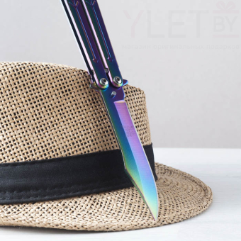 Складной нож бабочка хамелеон Стрела