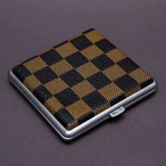 Портсигар под кожу Квадраты